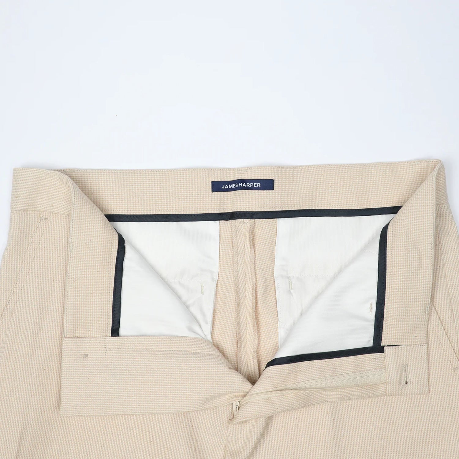 JAMES HARPER COTTON / LINEN BLEND TROUSER JHTR44