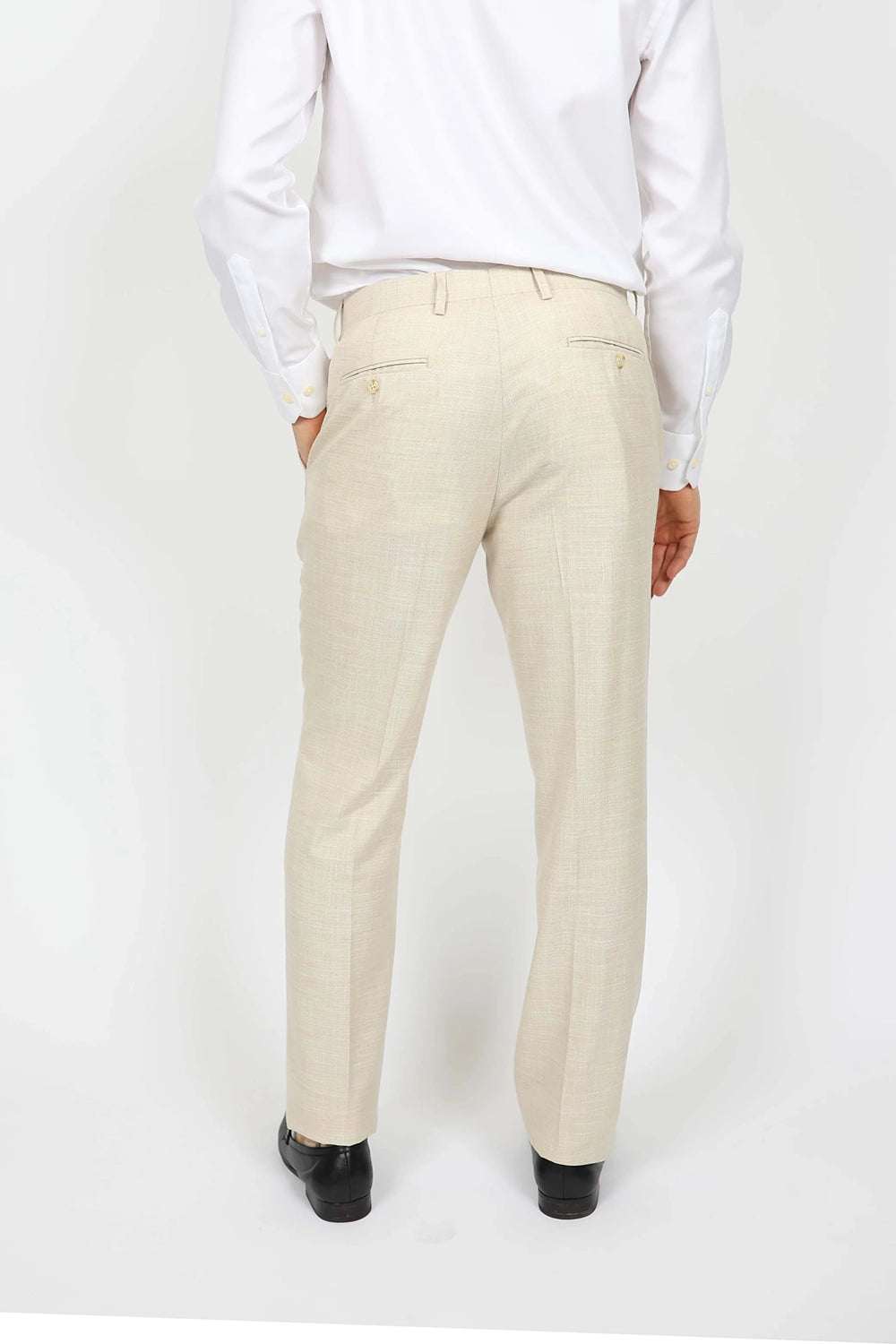 HARDY AMIES BRINSLEY LINEN WEAVE SUIT TROUSER PNT525