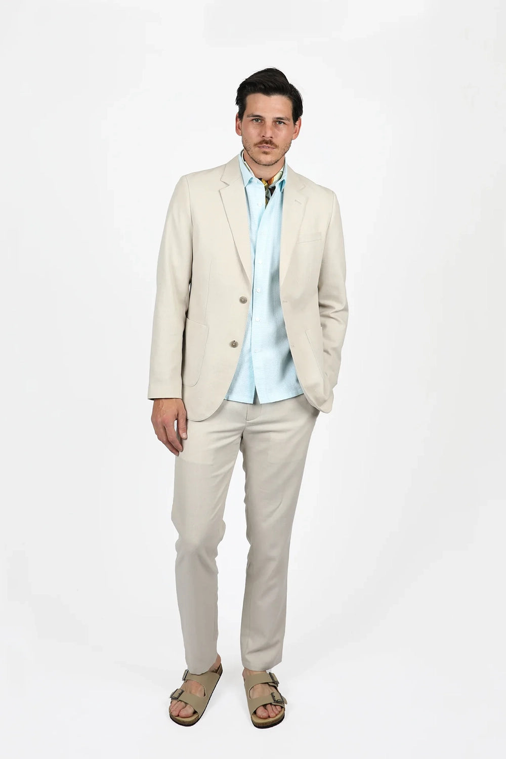 JAMES HARPER COTTON / LINEN BLEND TROUSER JHTR44