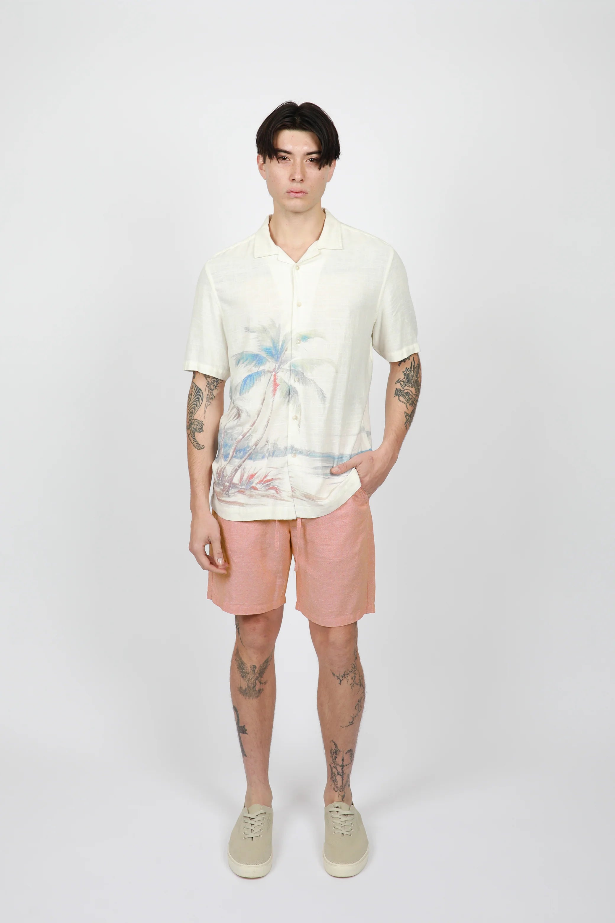 JAMES HARPER LINEN RELAXED WAIST SHORT JHSH33