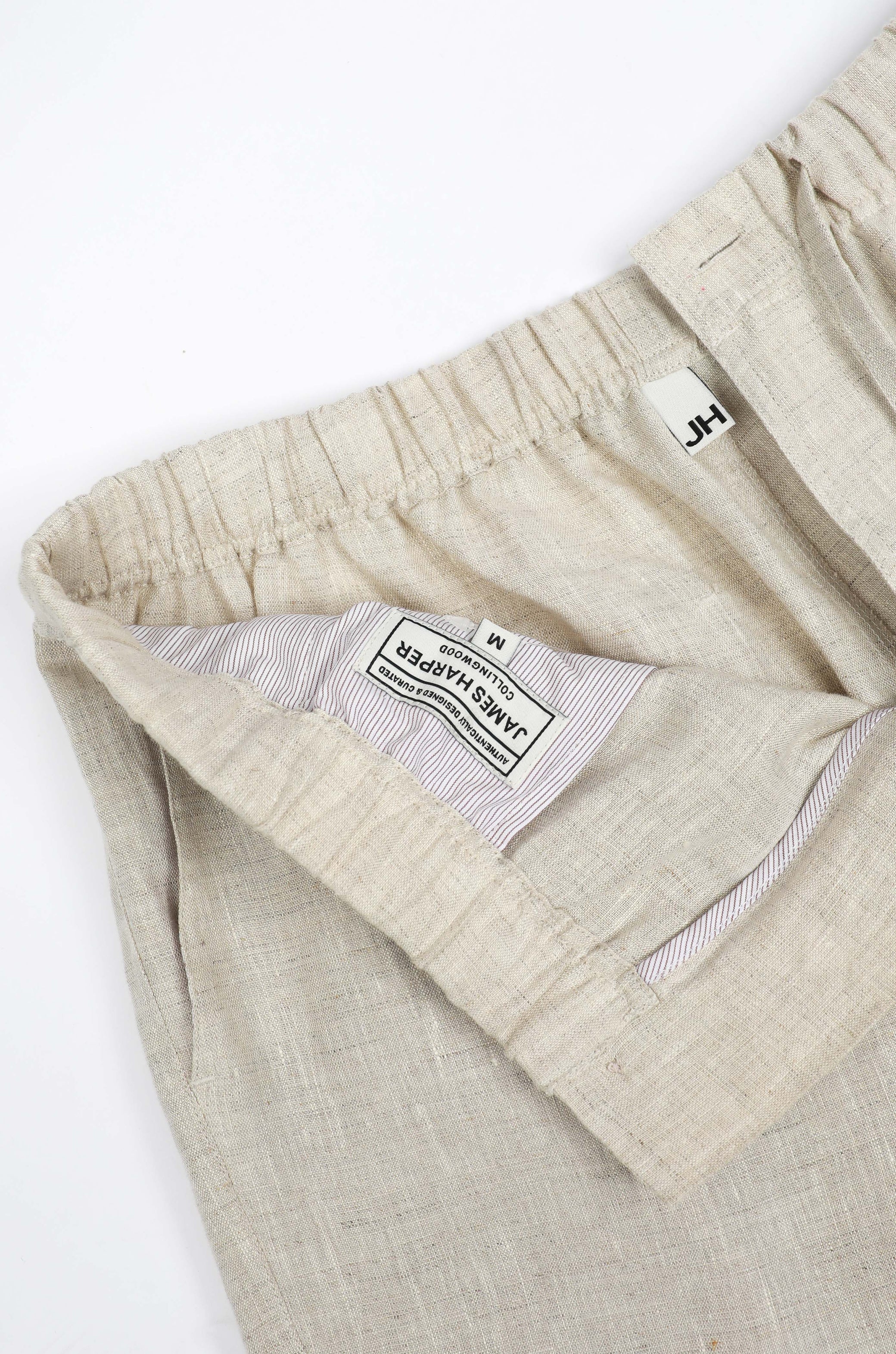 JAMES HARPER LINEN RELAXED WAIST PANT JHTR55