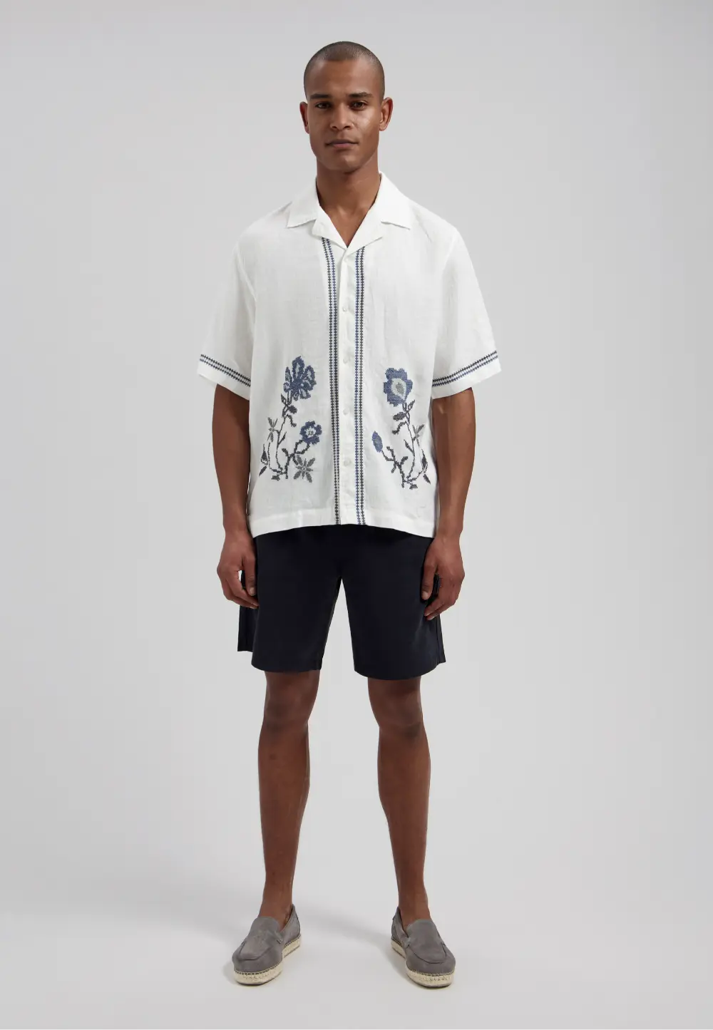 DSTREZZED HERO ARTWORK EMBROIDERED S/S SHIRT 311525