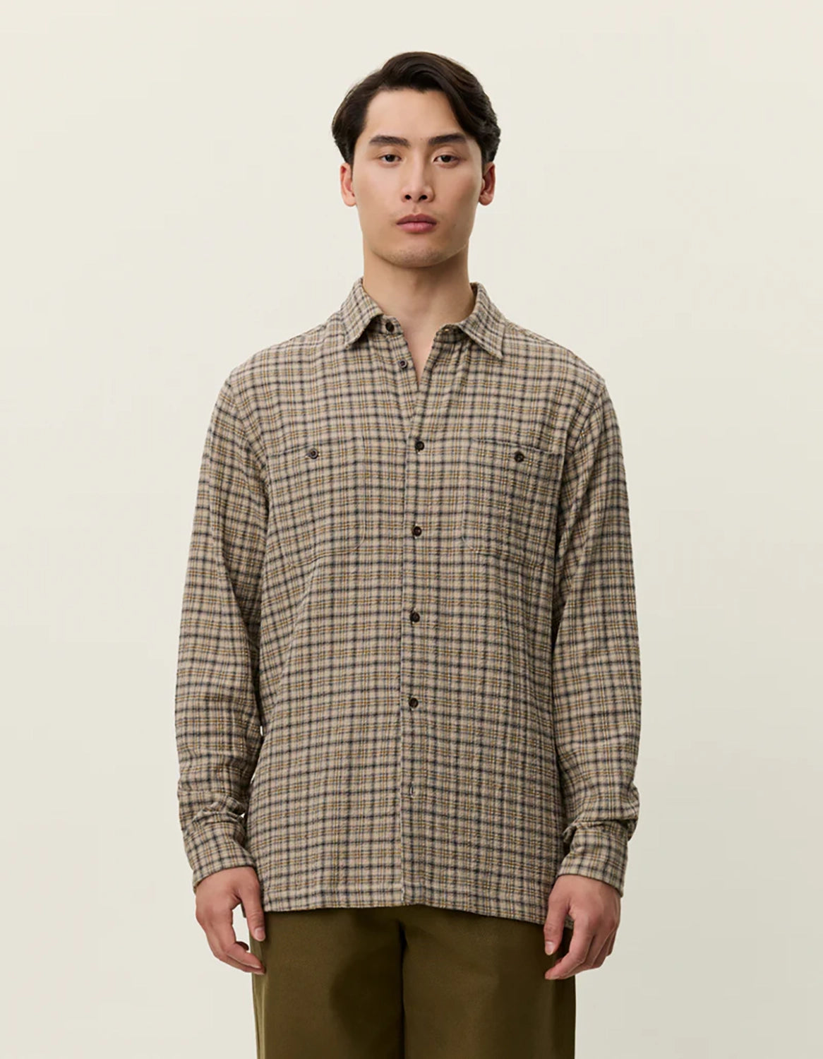 LES DEUX JOHN CHECK L/S SHIRT 1001711