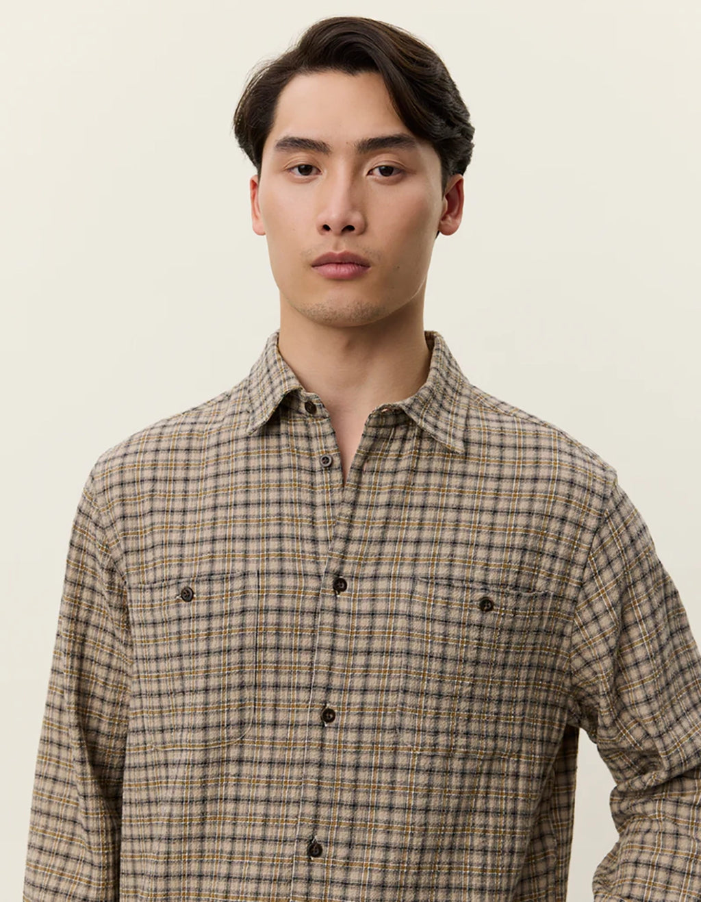 LES DEUX JOHN CHECK L/S SHIRT 1001711