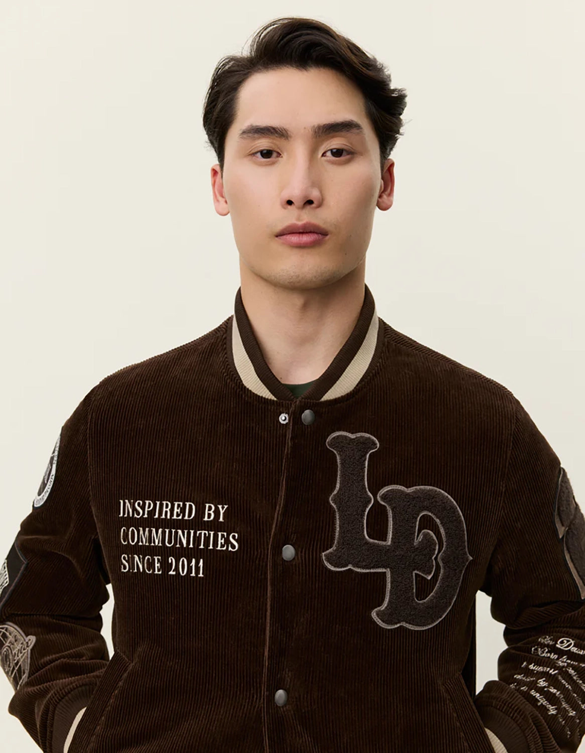 LES DEUX CORDUROY VARSITY JACKET 1001022