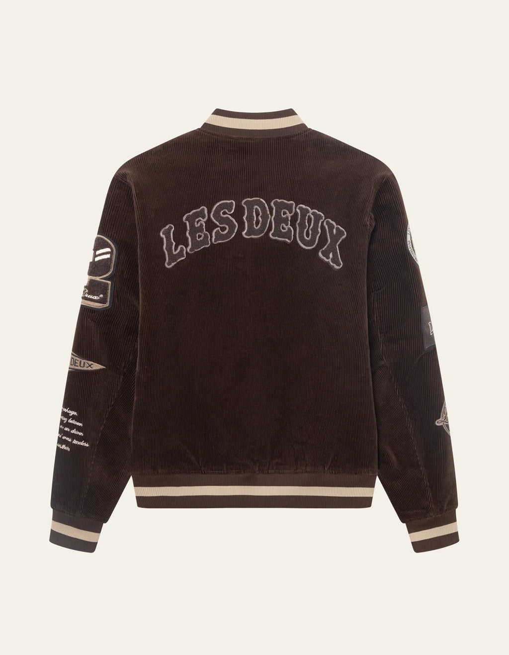 LES DEUX CORDUROY VARSITY JACKET 1001022