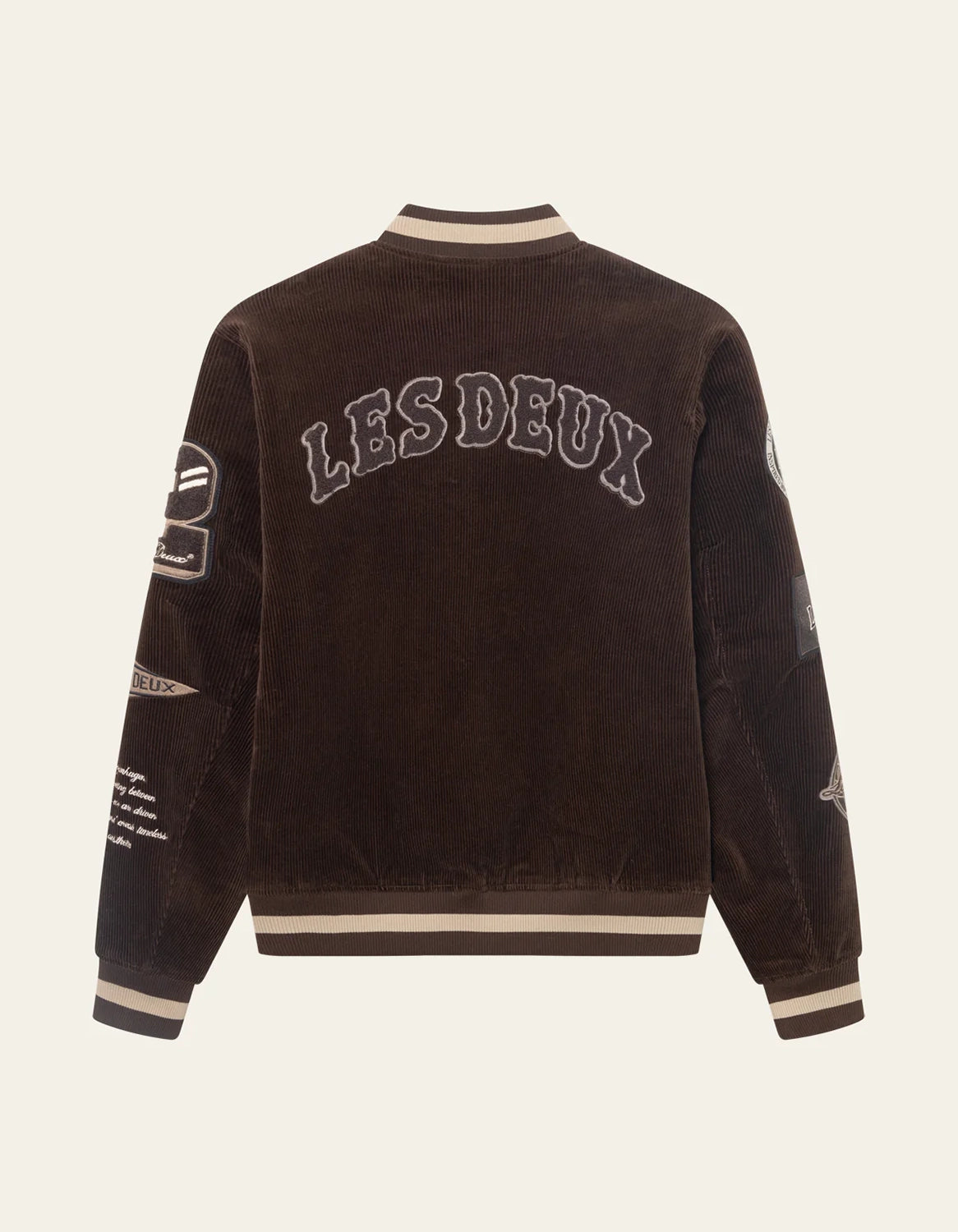 LES DEUX CORDUROY VARSITY JACKET 1001022