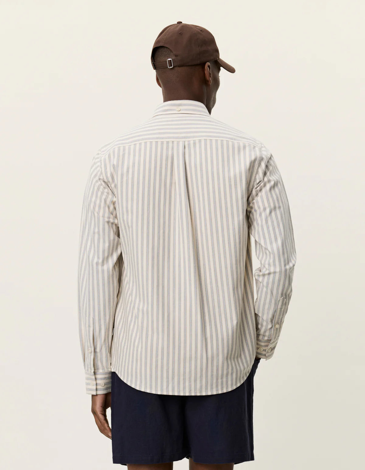 LES DEUX KONRAD STRIPED OXFORD L/S SHIRT 1001316