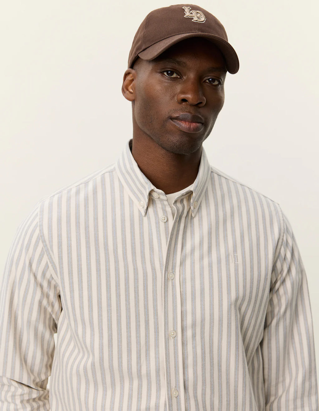 LES DEUX KONRAD STRIPED OXFORD L/S SHIRT 1001316
