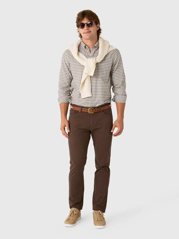 LES DEUX TWO TONE MINI CHECK L/S SHIRT 1002229