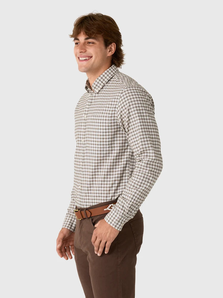 LES DEUX TWO TONE MINI CHECK L/S SHIRT 1002229