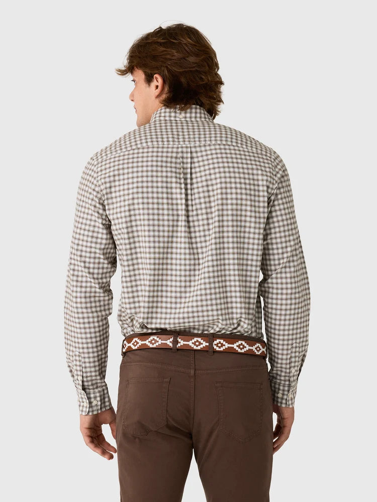 LES DEUX TWO TONE MINI CHECK L/S SHIRT 1002229