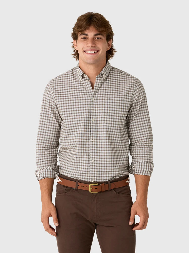 LES DEUX TWO TONE MINI CHECK L/S SHIRT 1002229