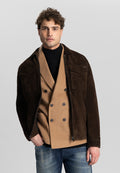 DSTREZZED CARR SEUDE ZIP JACKET 101438