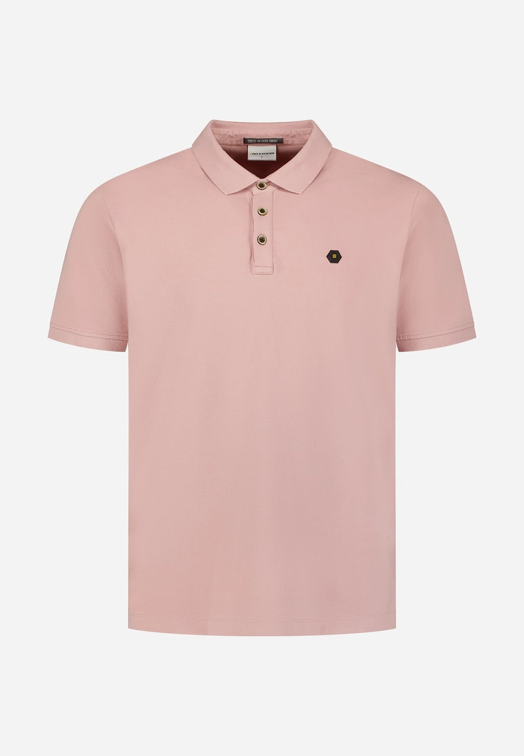 No Excess Stretch Polo in Light Mauve