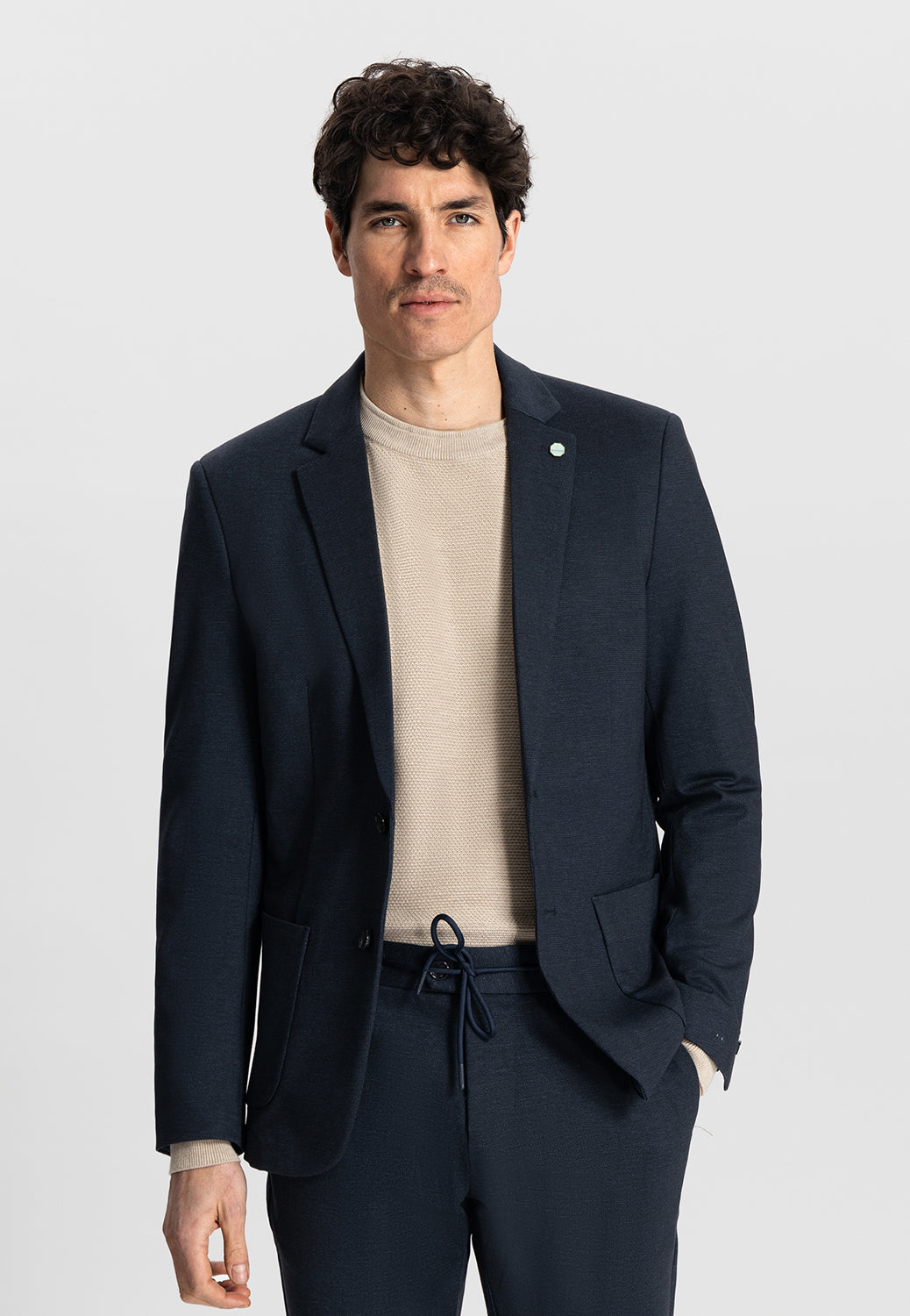 DSTREZZED PATTERN SWEAT BLAZER 111336