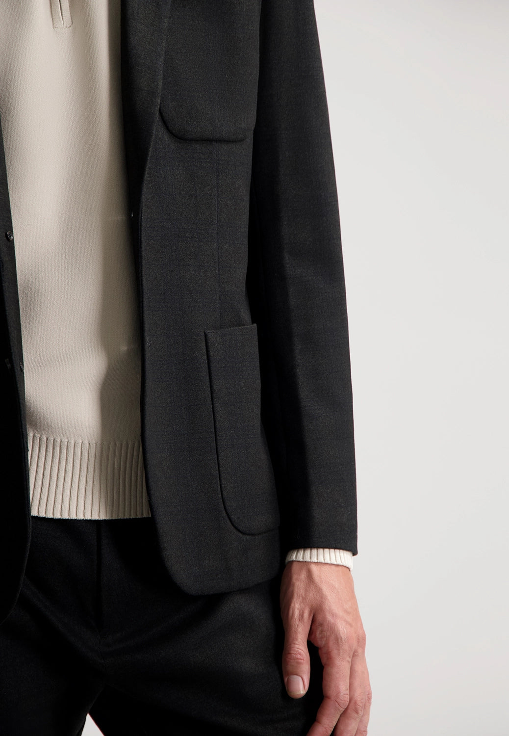 DSTREZZED STRETCH JERSEY CHECK TRAVEL BLAZER 111402