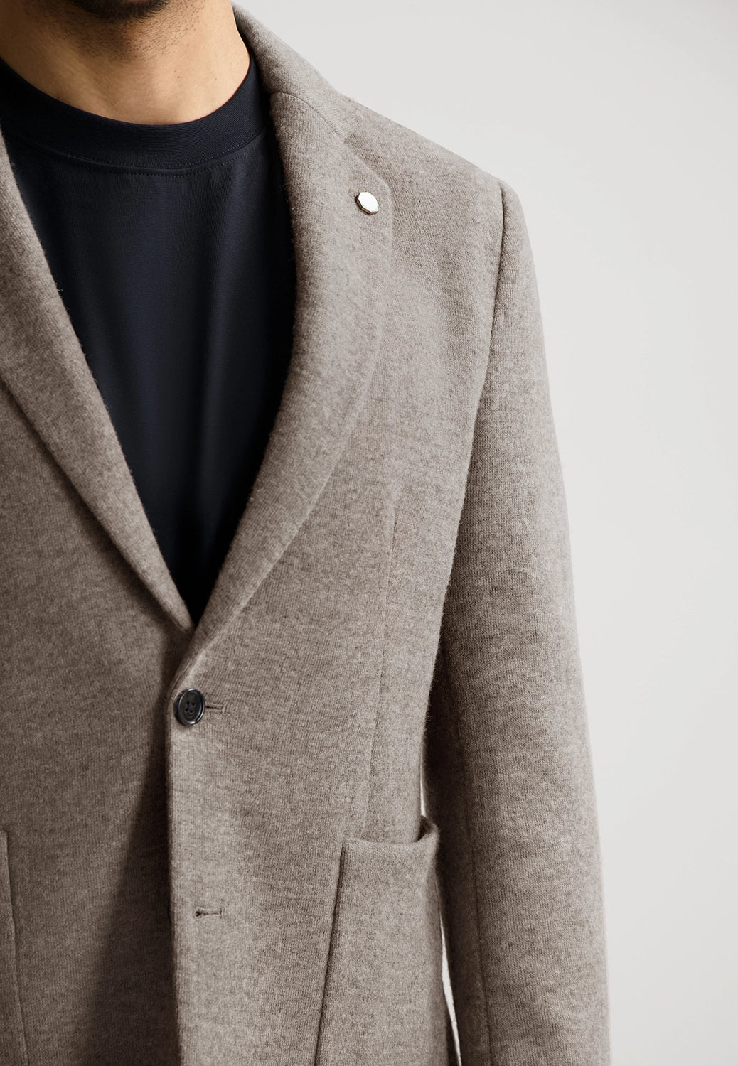 DSTREZZED SIMMON WOOL BLEND KNIT BLAZER 111606