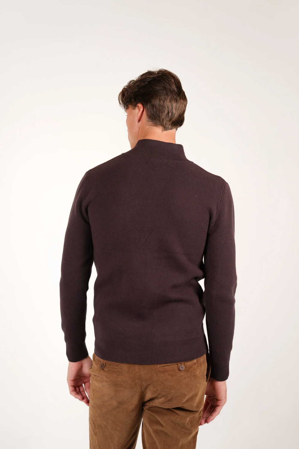 JAMES HARPER 1/4 ZIP NECK COTTON KNIT JHK84