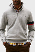TOMMY HILFIGER RWB INSERT 1/4 ZIP SWEATSHIRT MW0MW40480