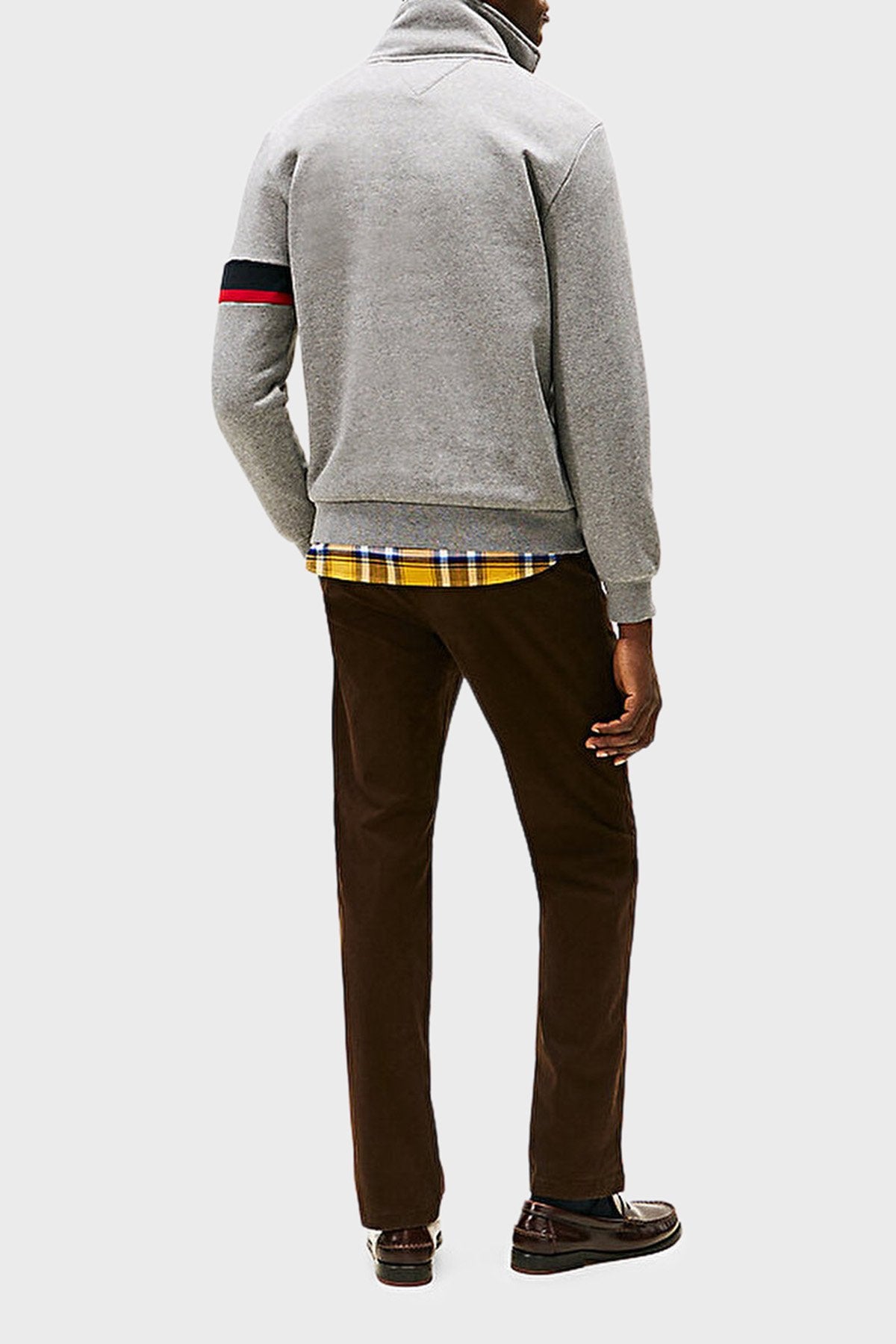 TOMMY HILFIGER RWB INSERT 1/4 ZIP SWEATSHIRT MW0MW40480