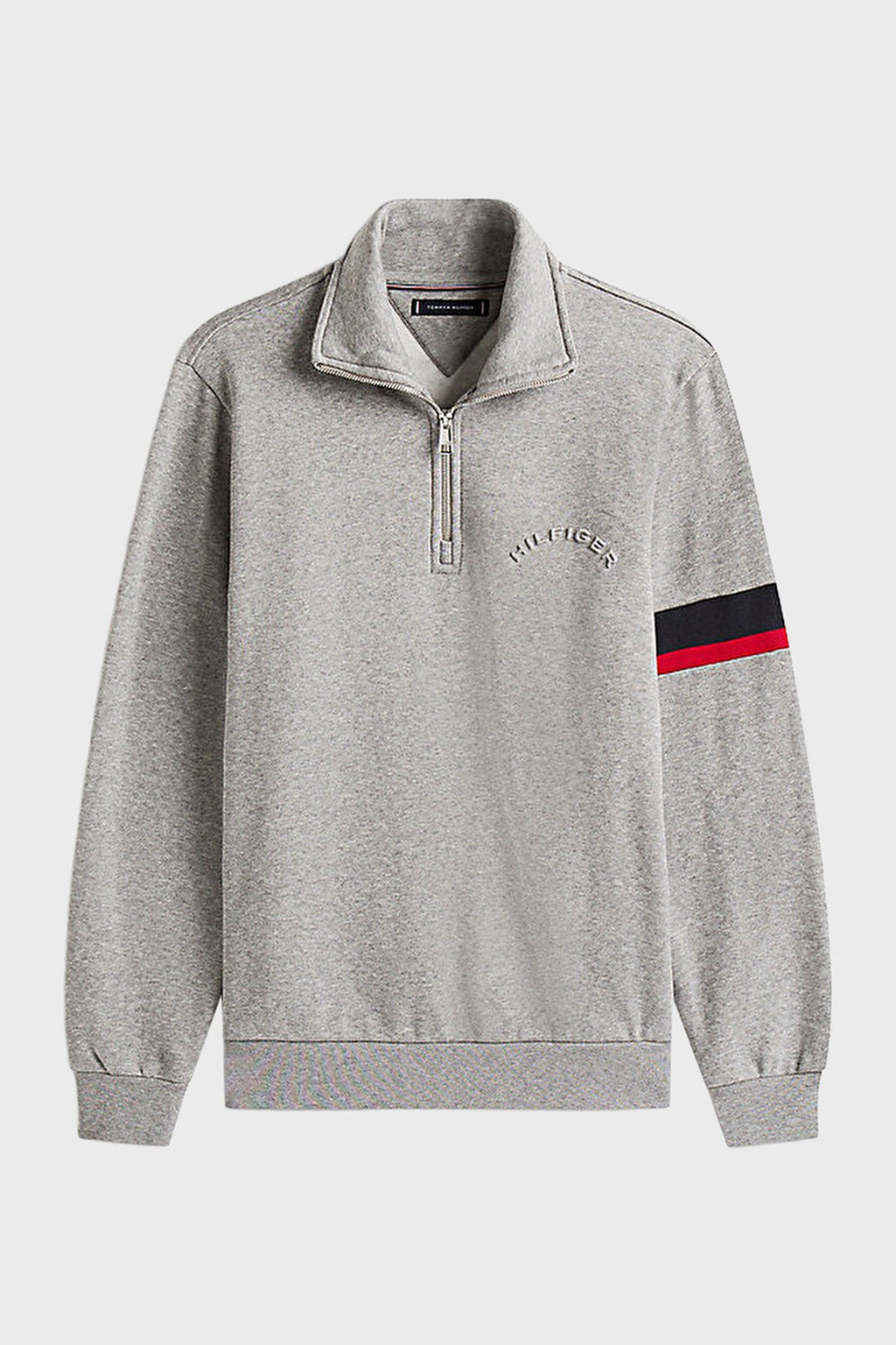 TOMMY HILFIGER RWB INSERT 1/4 ZIP SWEATSHIRT MW0MW40480