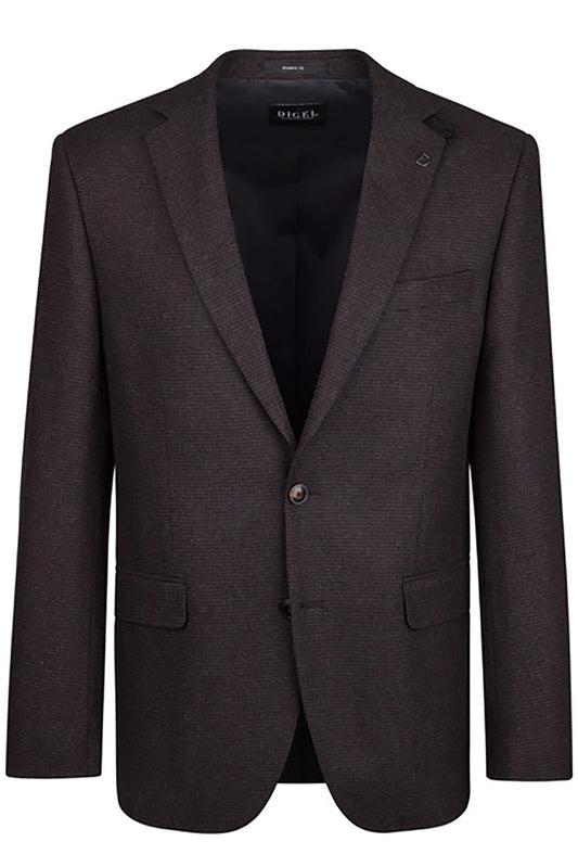 DIGEL EZZO WOOL BLEND STRETCH PUPPYTOOTH MODERN FIT BLAZER 1240247