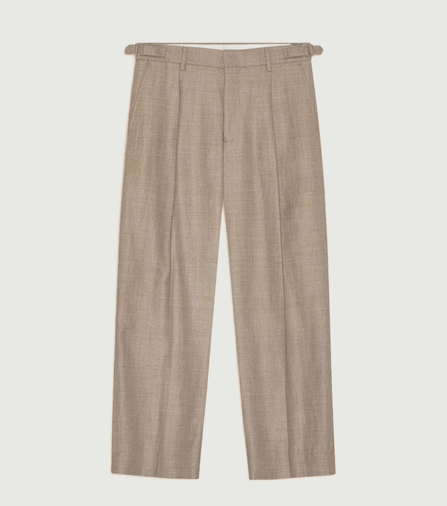 NN07 KAY LINEN WOOL RELAXED PLEAT TROUSER 10027