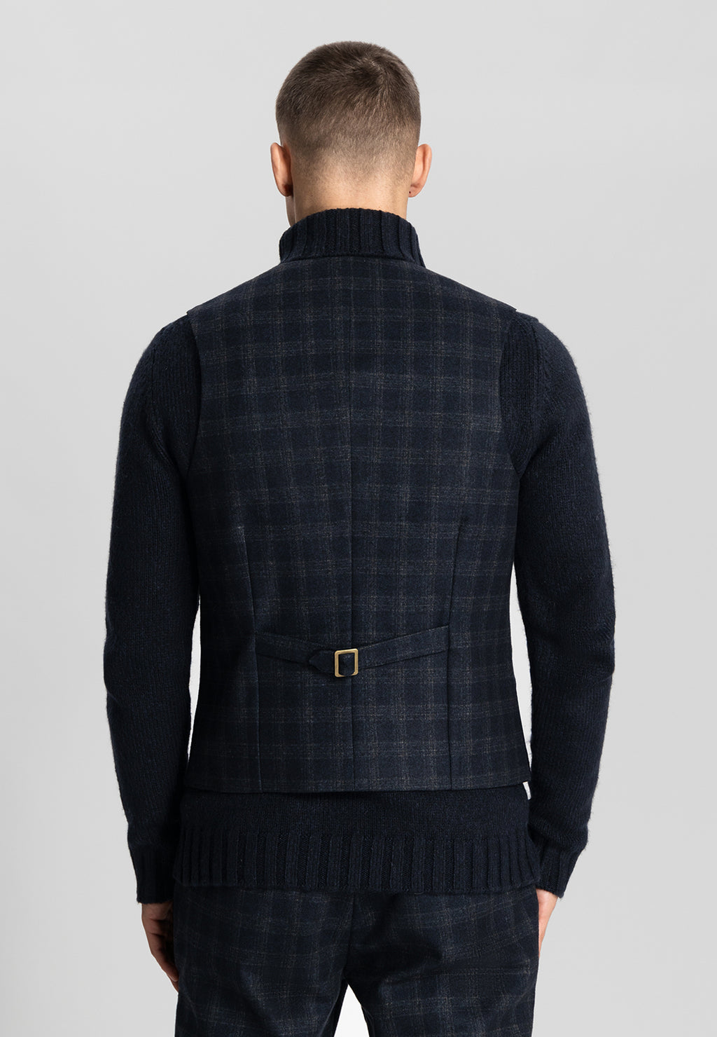 DSTREZZED TRAVEL CHECK GILET 121232