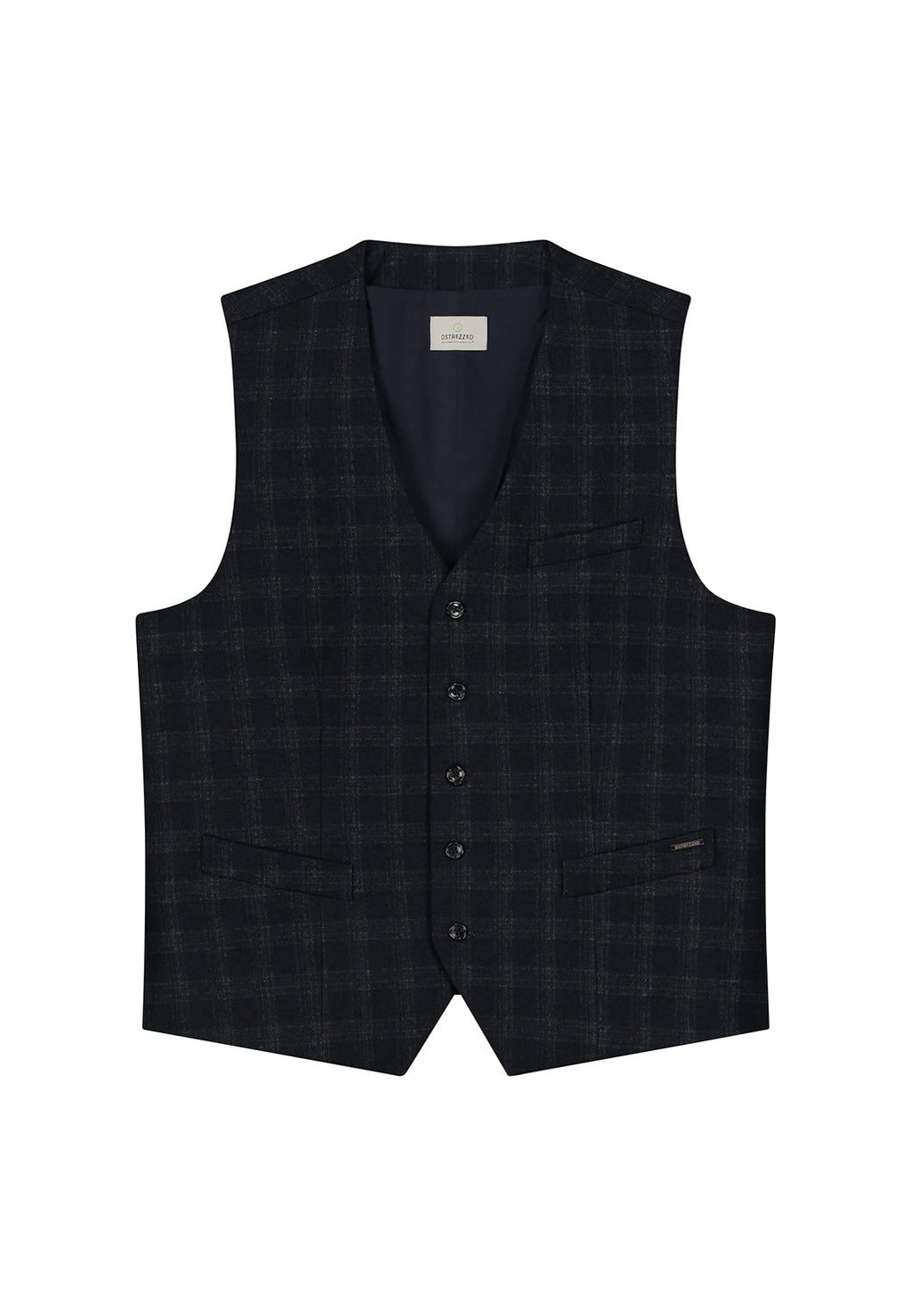 DSTREZZED TRAVEL CHECK GILET 121232