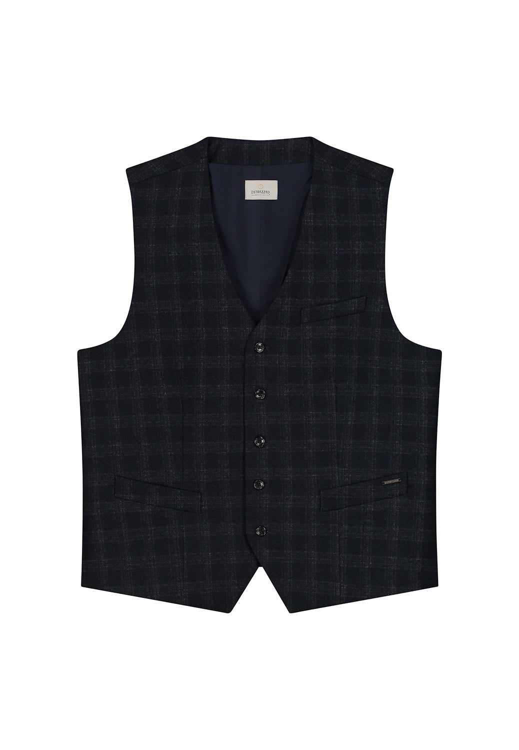 DSTREZZED TRAVEL CHECK GILET 121232
