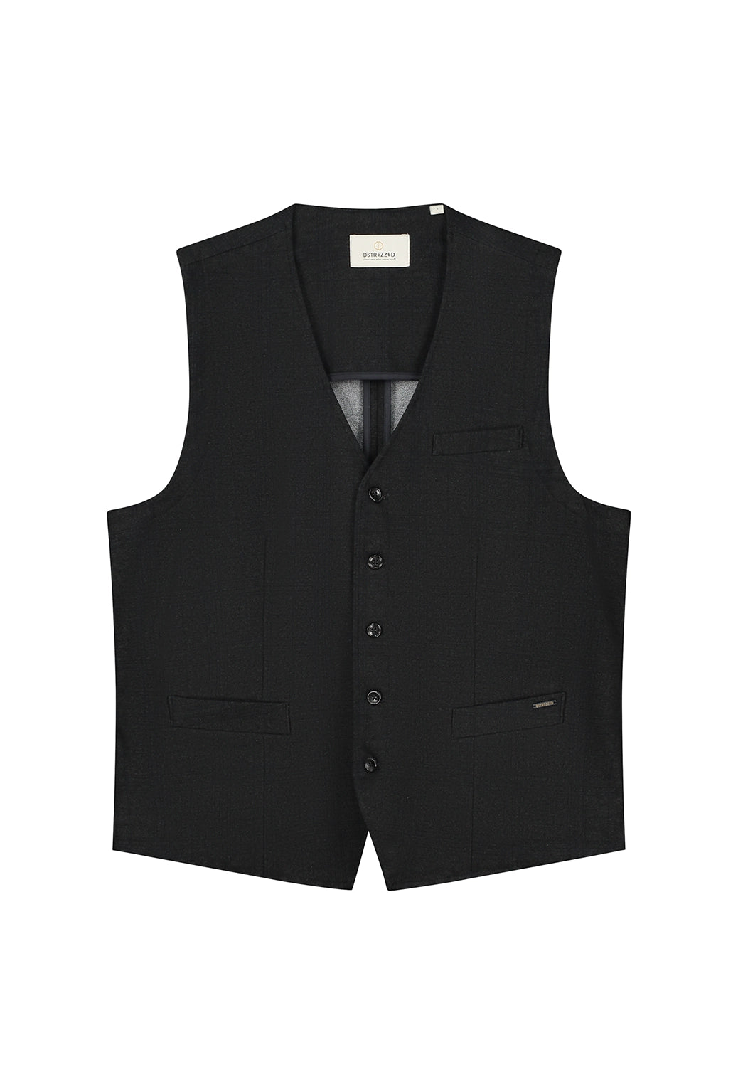 DSTREZZED STRETCH JERSEY CHECK TRAVEL GILET 121302