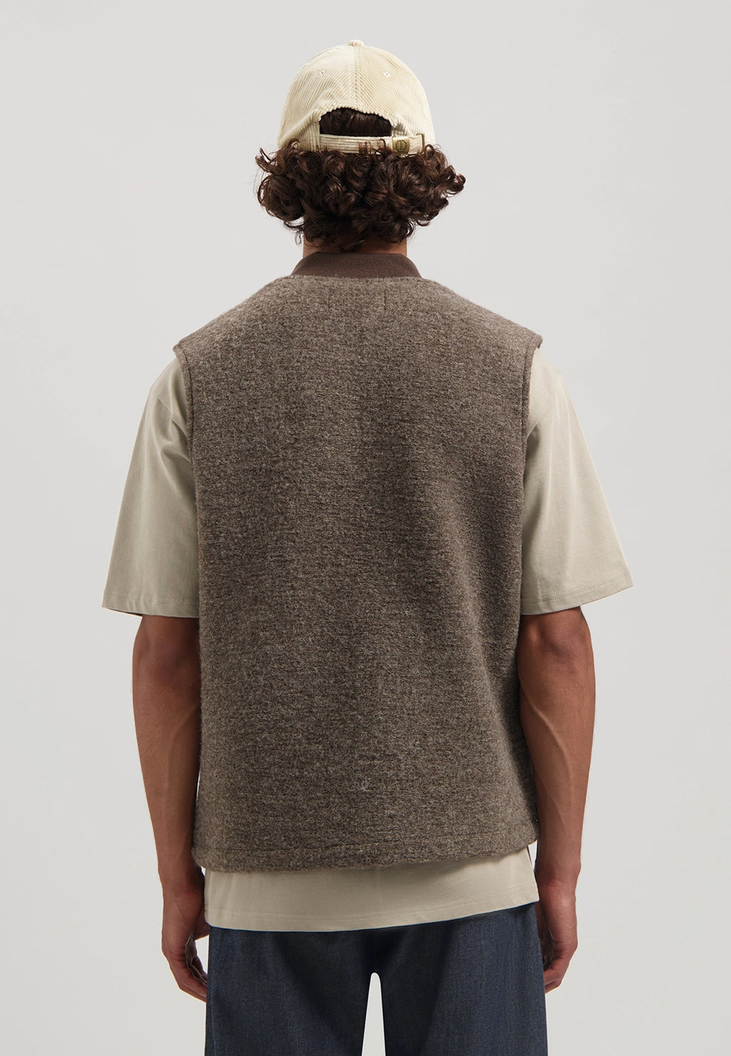 DSTREZZED NILS WOOL MIX GILET 121308