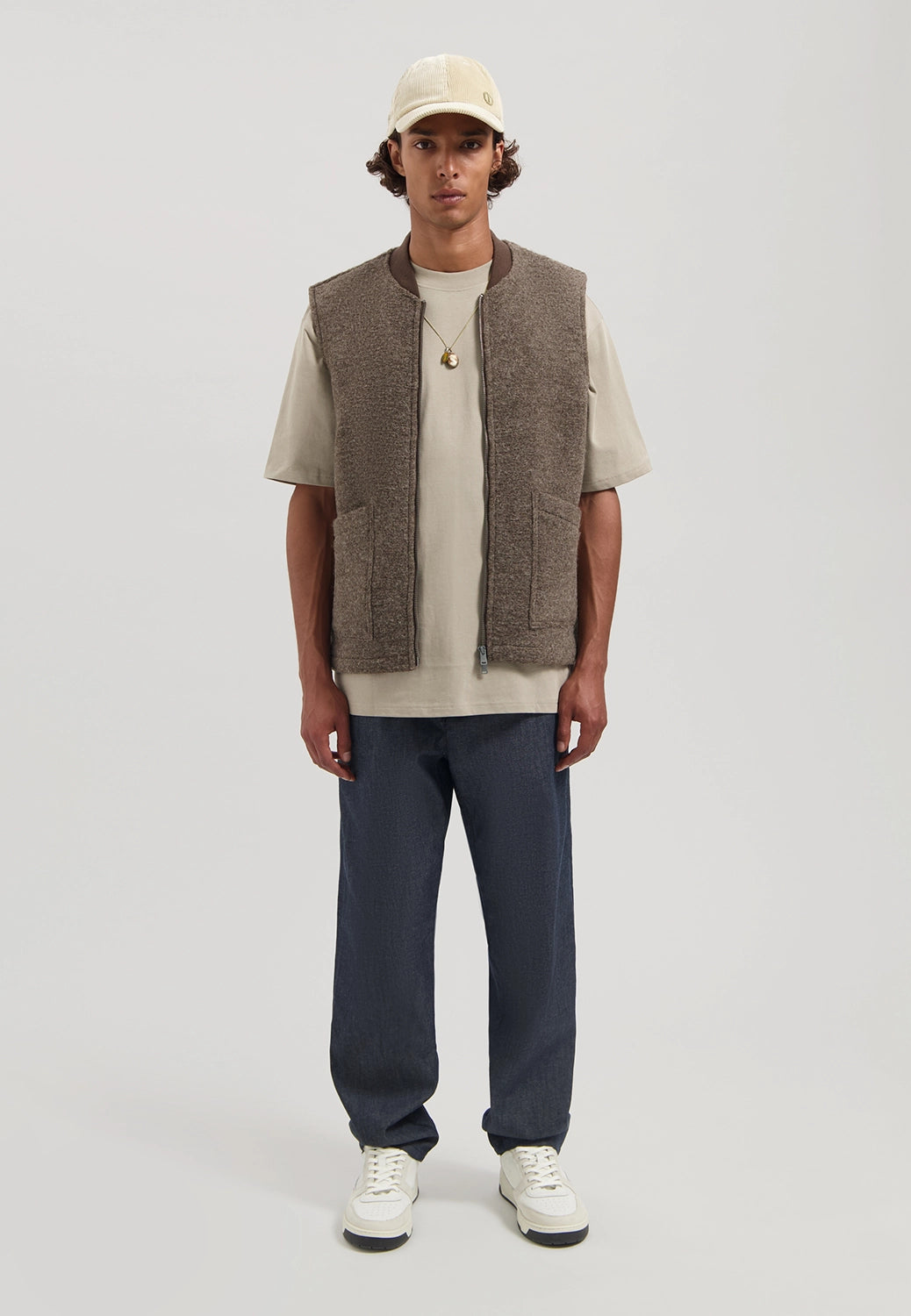 DSTREZZED NILS WOOL MIX GILET 121308