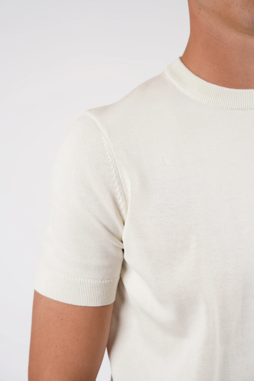 HARDY AMIES COTTON SILK S/S KNITWEAR TSHIRT