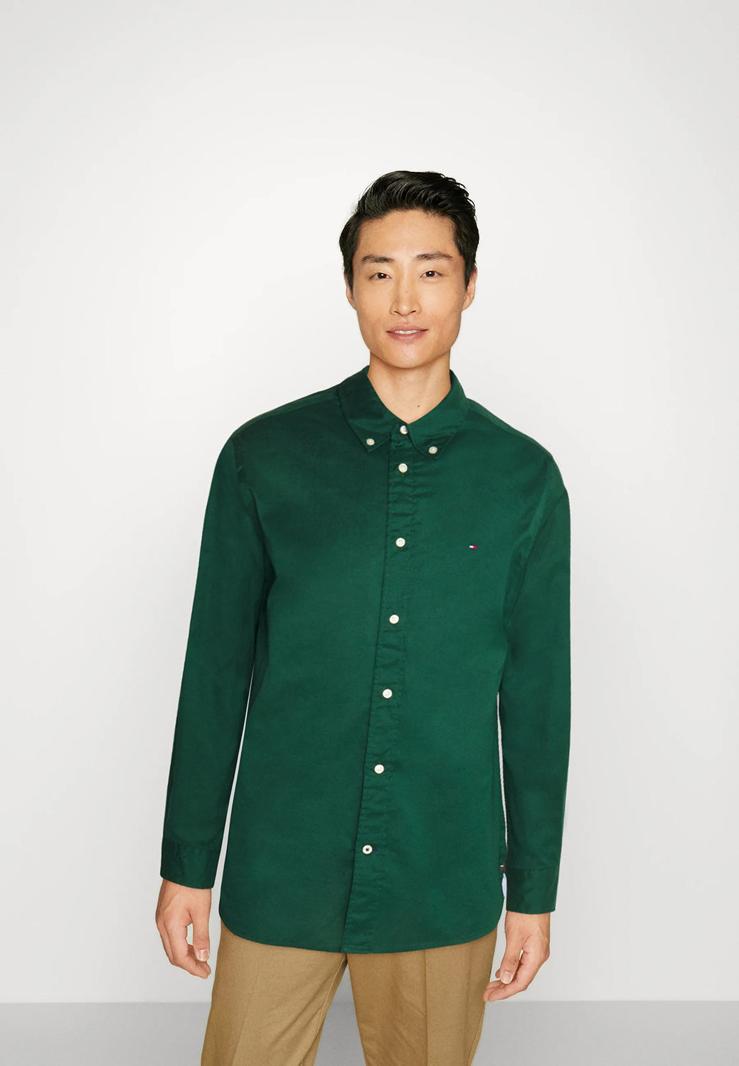 TOMMY HILFIGER FLEX DOBBY SLIM FIT L/S SHIRT MW0MW29164