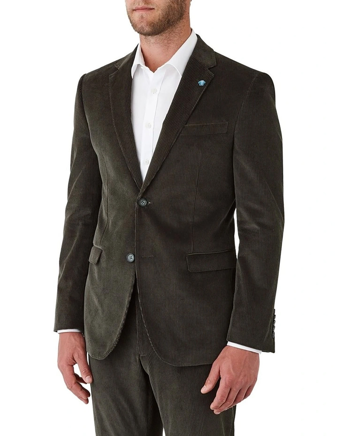 GIBSON WOODARD CORDUROY DOUBLE BREASTED SUIT JACKET FGR615
