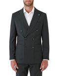 GIBSON BRIXTON WOOL STRETCH DOUBLE BREASTED SUIT JACKET FGR605