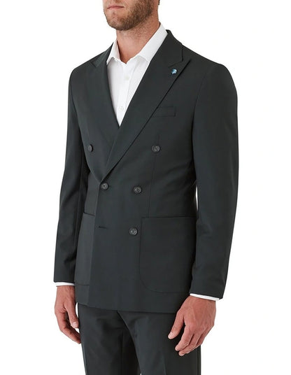 GIBSON BRIXTON WOOL STRETCH DOUBLE BREASTED SUIT JACKET FGR605