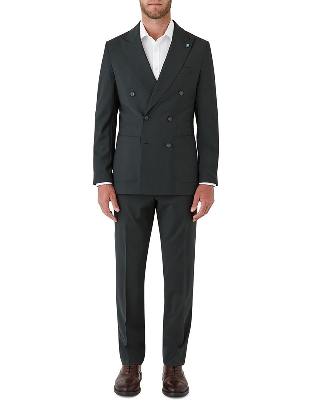 GIBSON BRIXTON WOOL STRETCH DOUBLE BREASTED SUIT JACKET FGR605