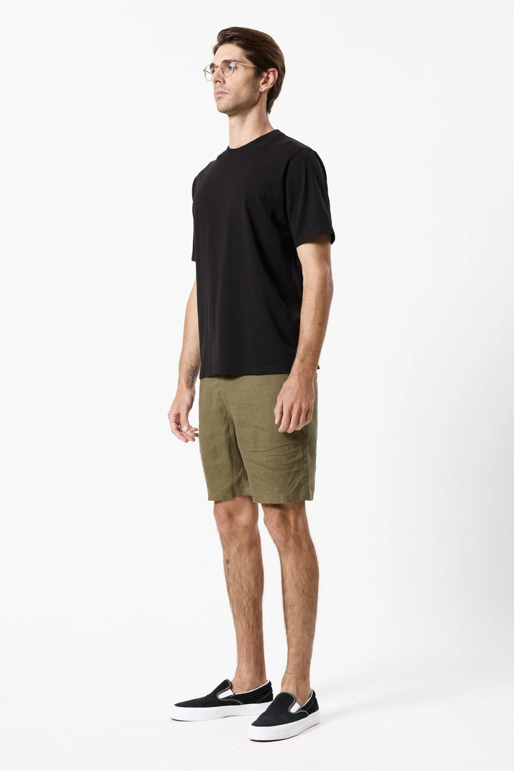 MR SIMPLE TANNER 3.0 LINEN SHORTS M104309