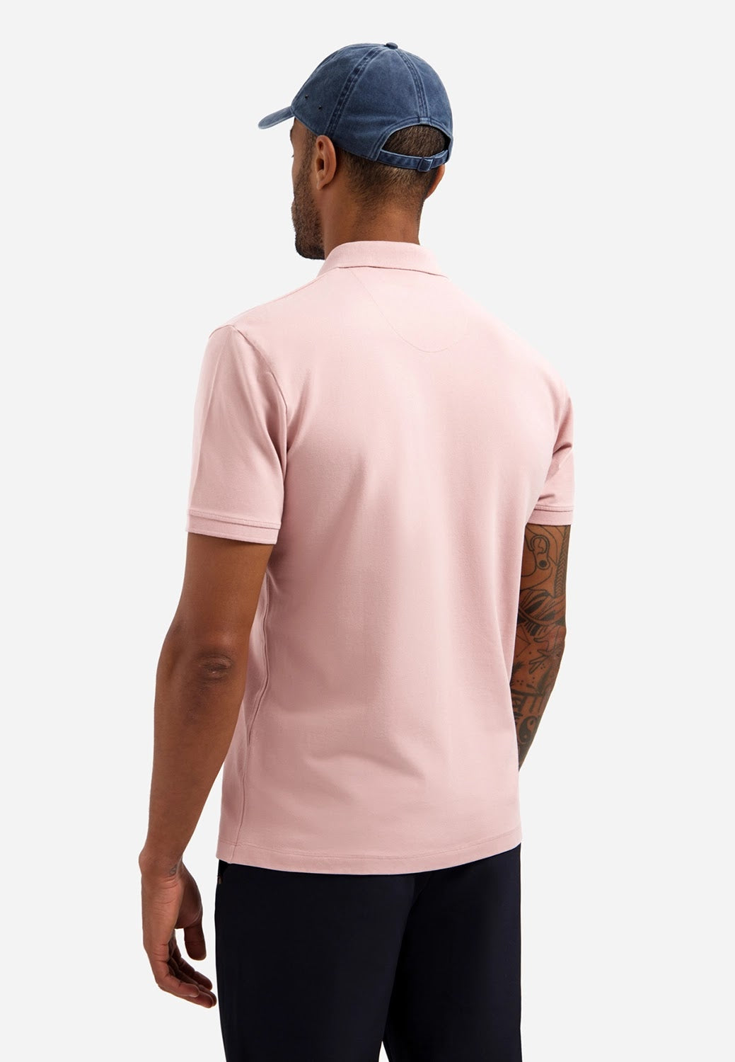 No Excess Stretch Polo in Light Mauve