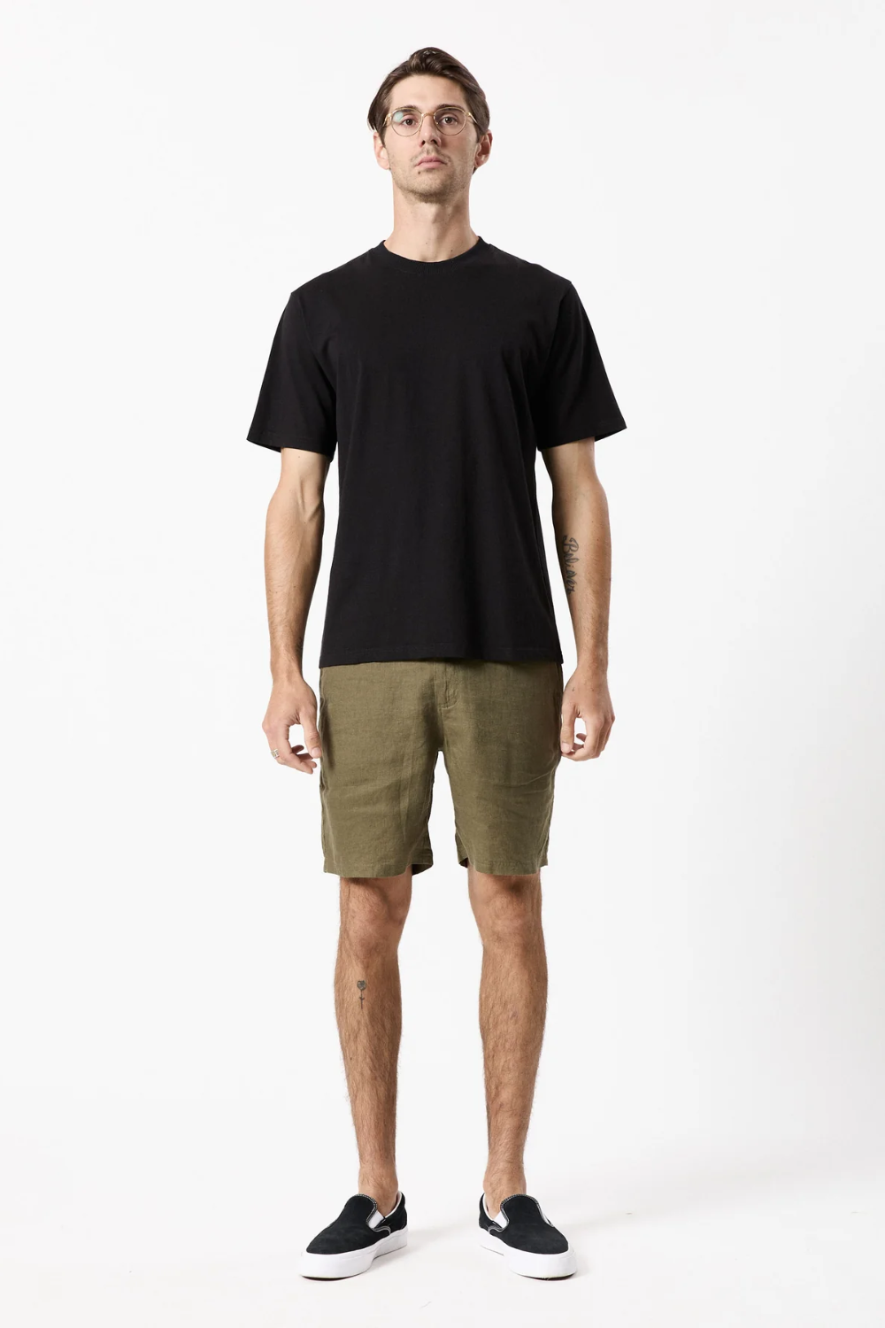 MR SIMPLE TANNER 3.0 LINEN SHORTS M104309