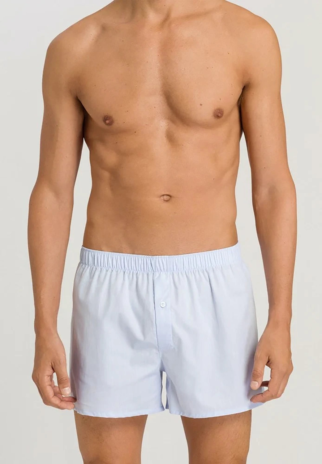 HANRO 100% COTTON FANCY WOVEN BOXER SHORTS H4013