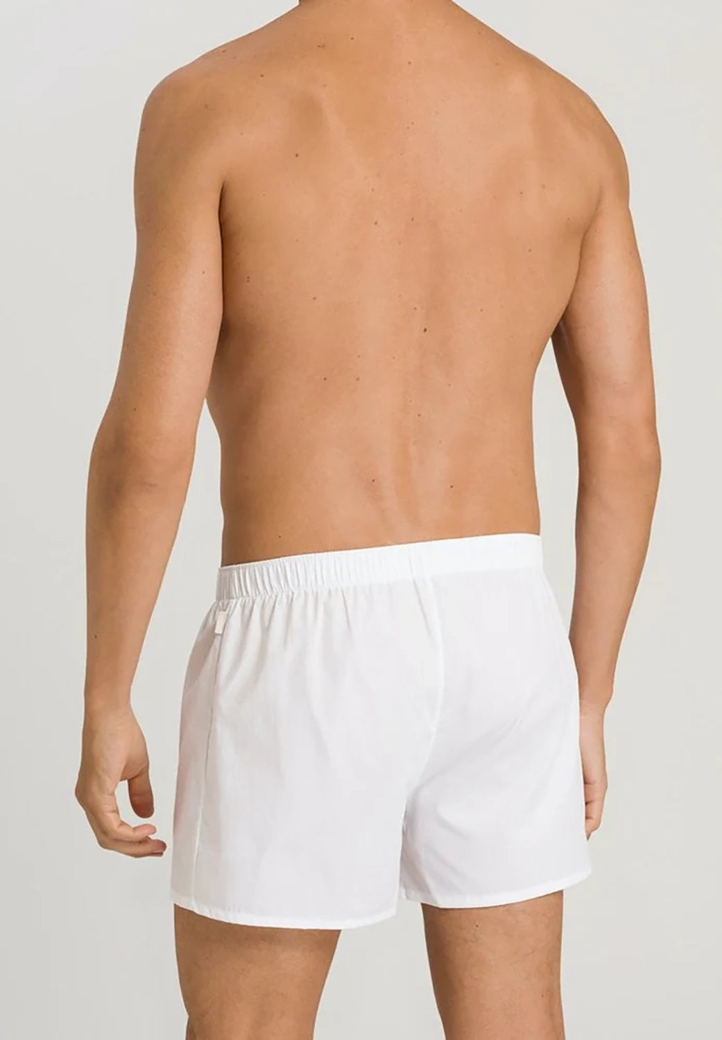 HANRO 100% COTTON FANCY WOVEN BOXER SHORTS H4013