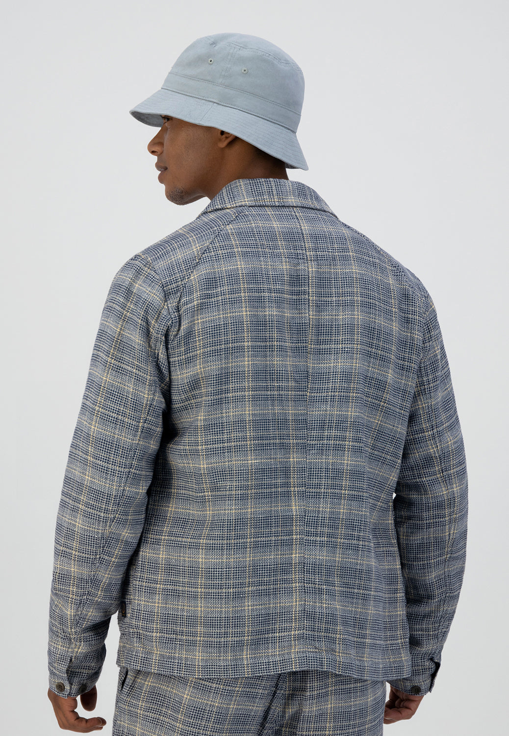 DSTREZZED FANCY CHECK RAILWAY JACKET 150012