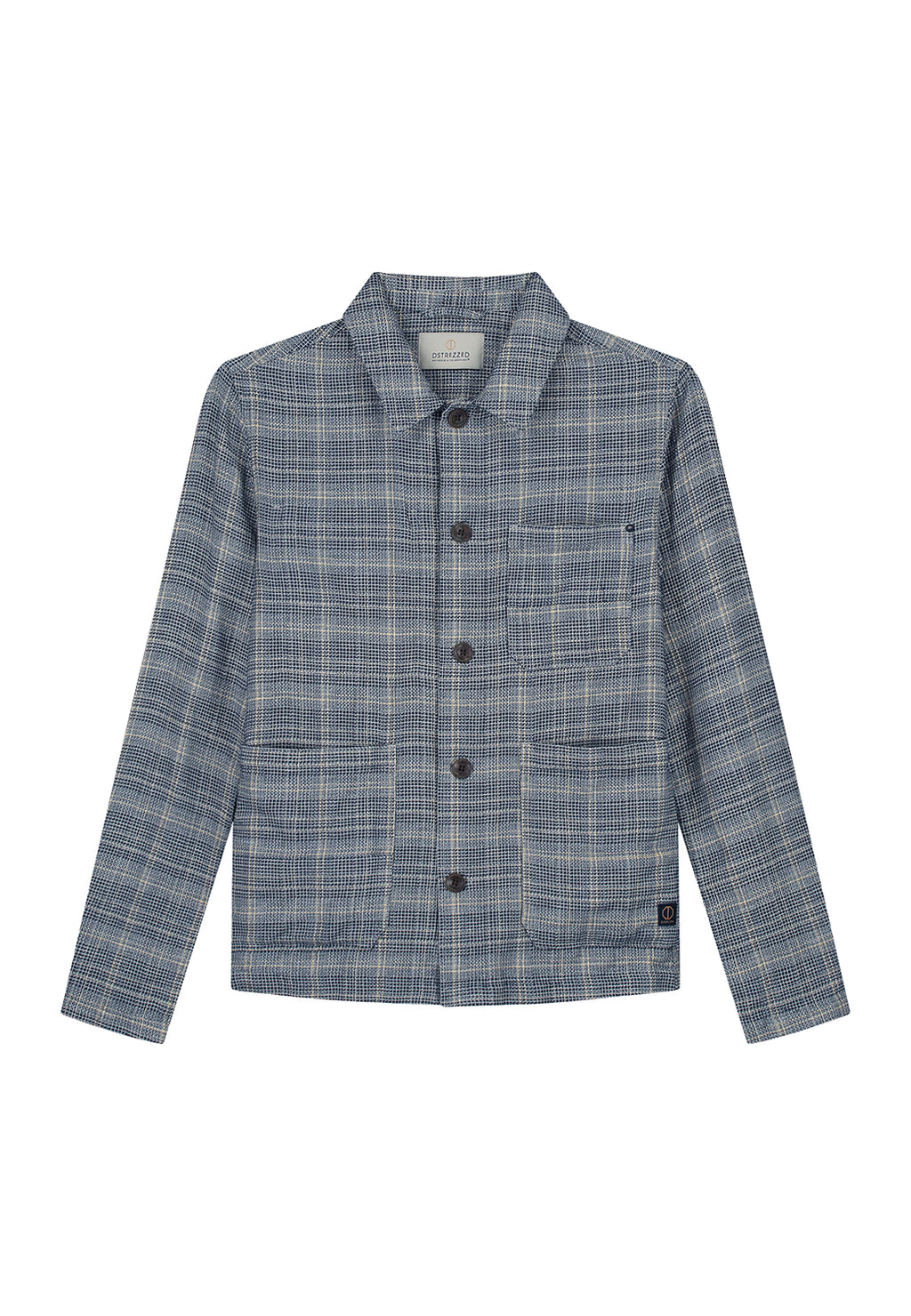 DSTREZZED FANCY CHECK RAILWAY JACKET 150012