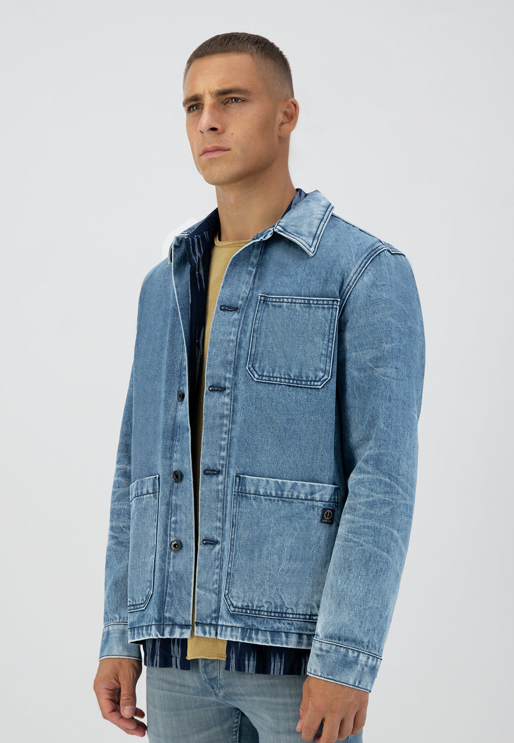 DSTREZZED PATCH POCKET DENIM JACKET 150014