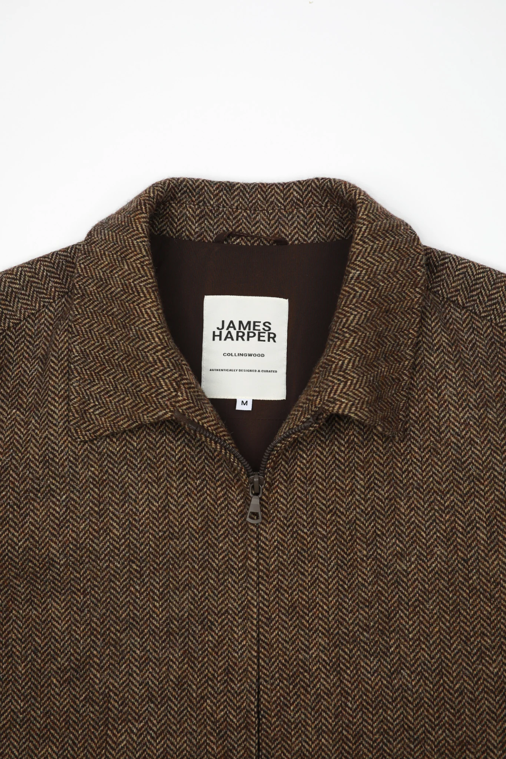 JAMES HARPER HERRINGBONE ZIP JACKET JHJ155