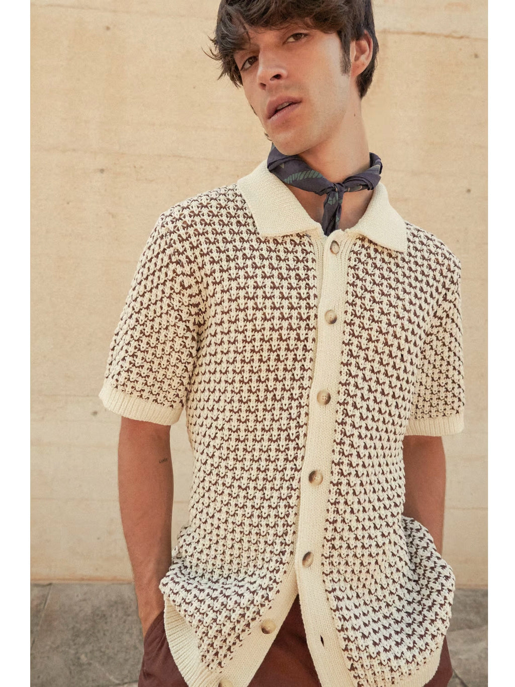 SCOTCH & SODA STRUCTURED KNITTED POLO 175514